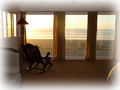 Master Bedroom view of Beautiful Mission Beach Sunset.
